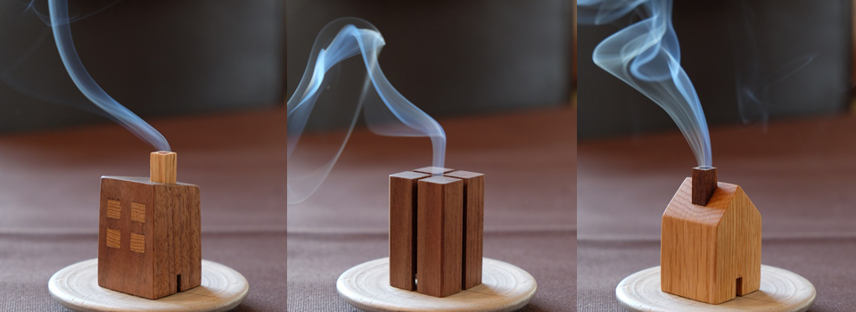 木の香炉　